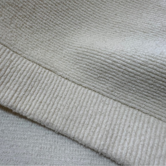 Free People XS Oversized Cream Ottoman Tunic Relaxed Ivory Soft Dressy Sweater - Picture 9 of 14